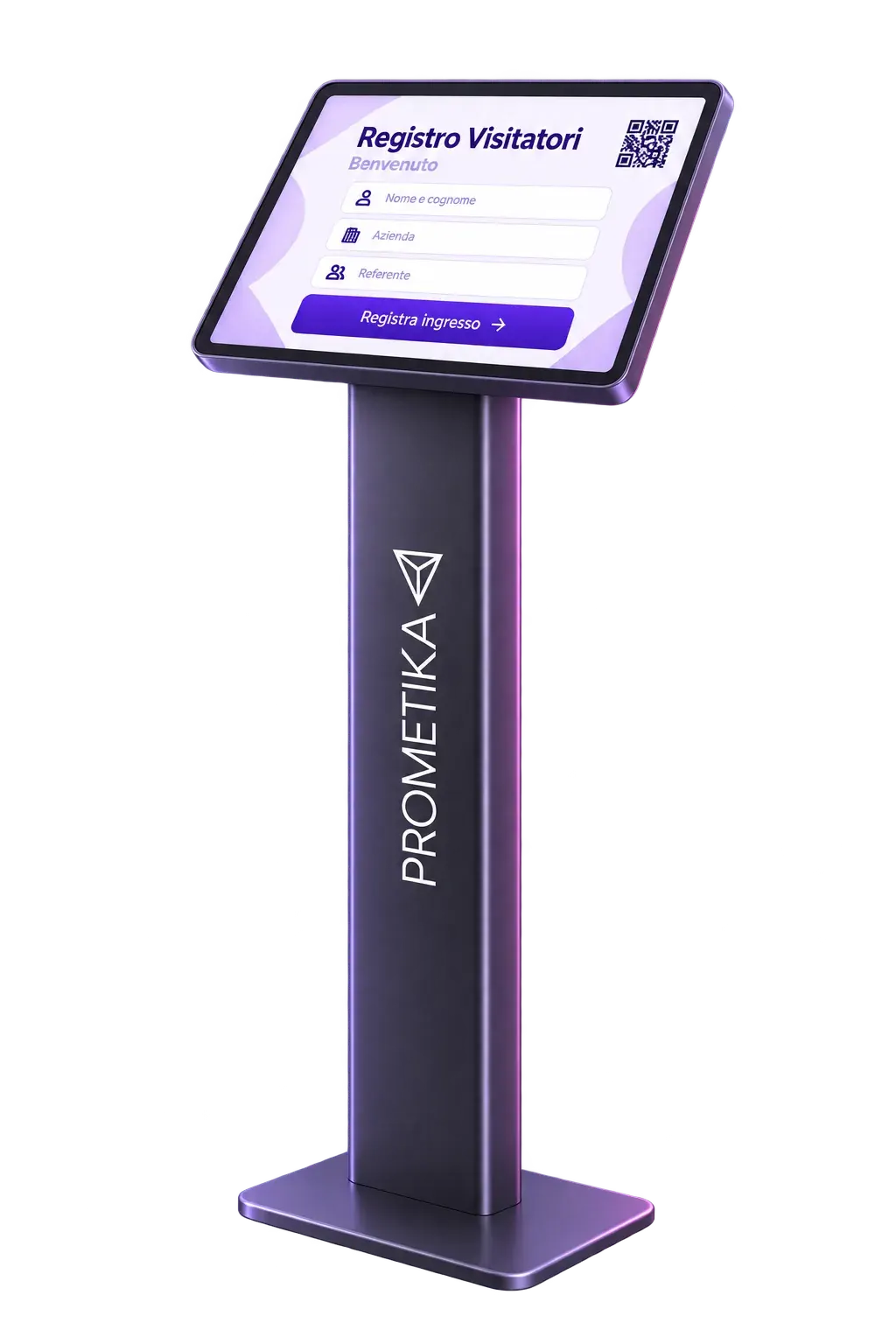 Totem Prometika con Registro Visitatori